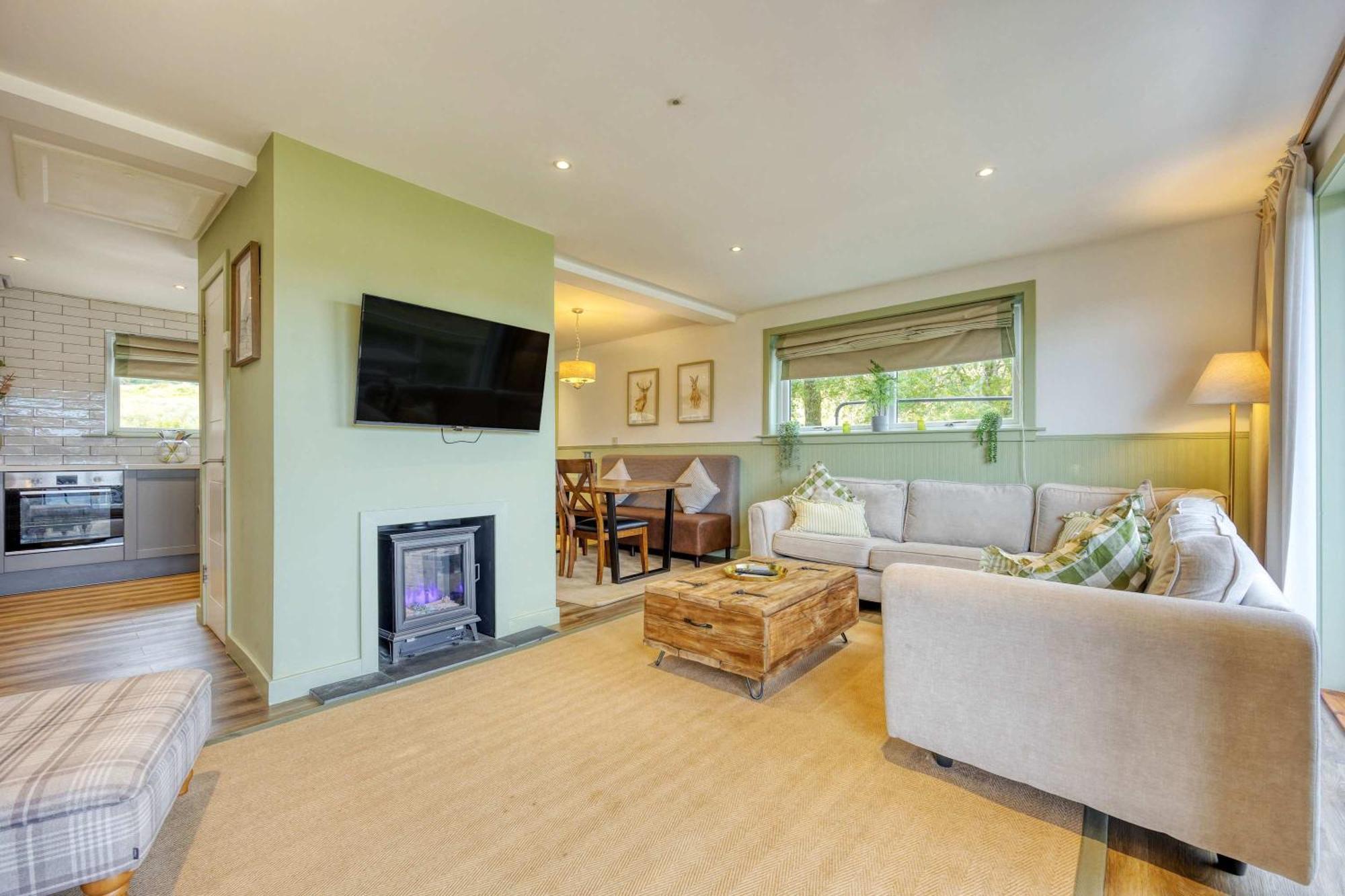 New Build Lodge With Stunning Views Of Loch Awe Hayfield  Екстер'єр фото